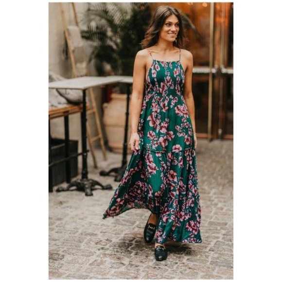 Free People Dresses Nwt Free People Garden Party Print Maxi